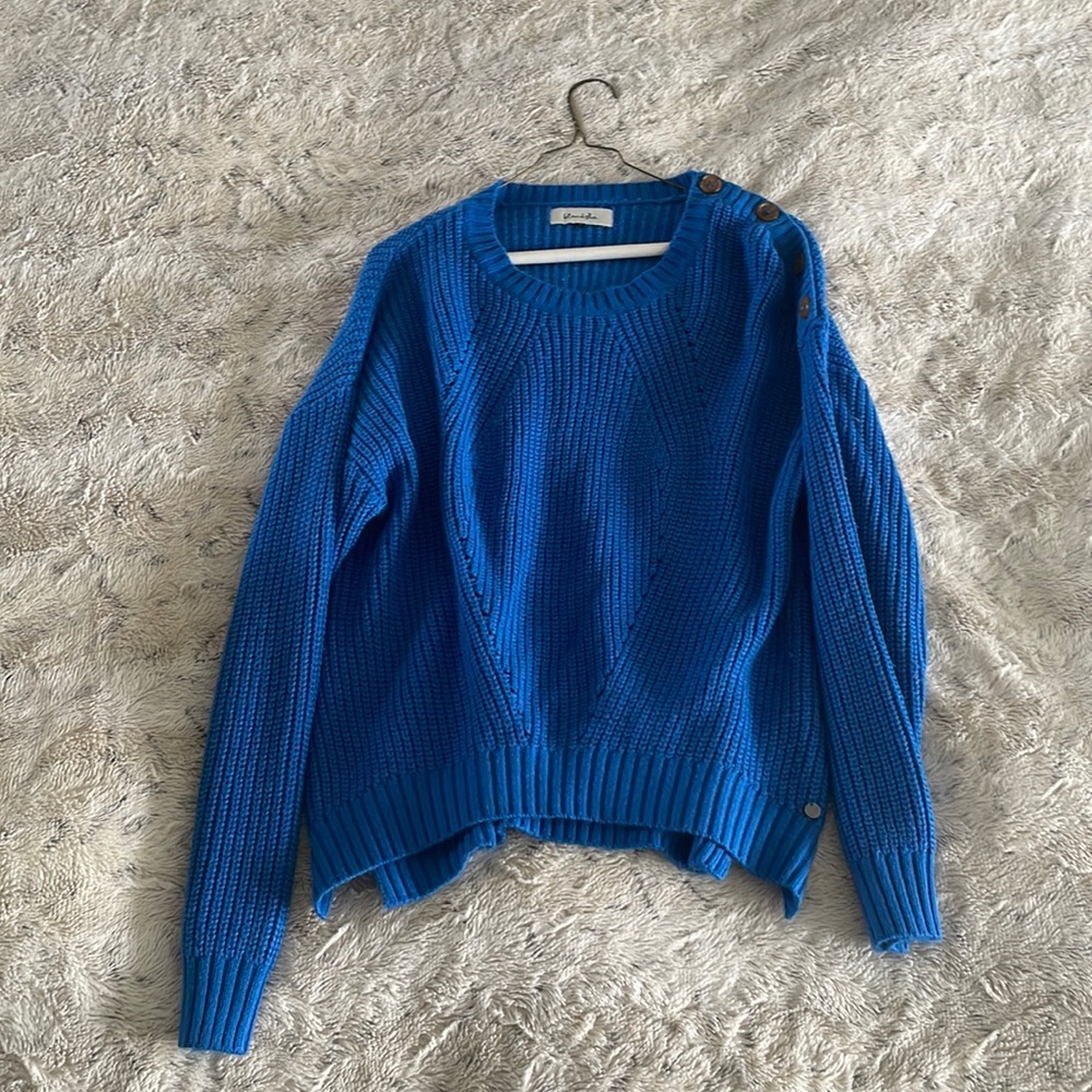 Electric Blue Sweater